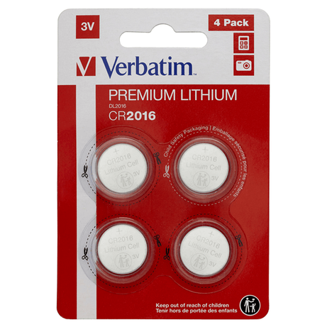 LITHIUM BATTERY CR2016 3V 4 PACK - Imagen 1 de 4 LITHIUM BATTERY CR2016 3V 4 PACK - Imagen 1 de 4