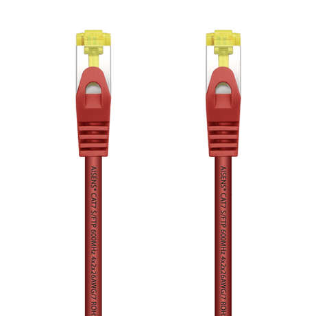 AISENS Cable De Red Latiguillo RJ45 LSZH Cat.7 600 MHz S/FTP PIMF AWG26, Rojo, 25 cm - Imagen 1 de 4 AISENS Cable De Red Latiguillo RJ45 LSZH Cat.7 600 MHz S/FTP PIMF AWG26, Rojo, 25 cm - Imagen 1 de 4