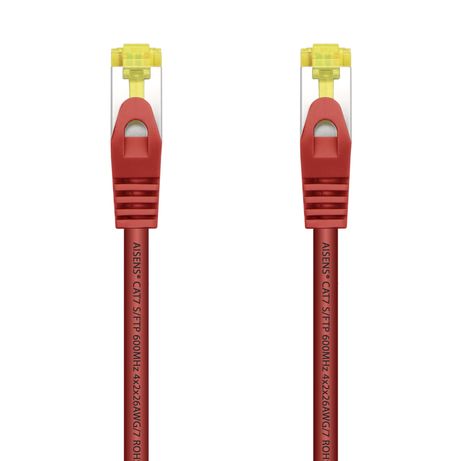 AISENS Cable De Red Latiguillo RJ45 LSZH Cat.7 600 MHz S/FTP PIMF AWG26, Rojo, 25 cm - Imagen 4 de 4 AISENS Cable De Red Latiguillo RJ45 LSZH Cat.7 600 MHz S/FTP PIMF AWG26, Rojo, 25 cm - Imagen 4 de 4