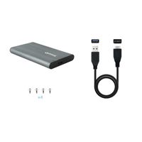 Miniatura 3 de Tooq Caja externa 2,5 SATA USB3.1 Gen1 Gris