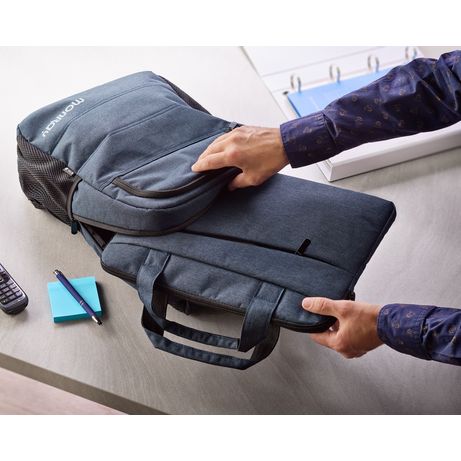 MONRAY Mochila SACKSCHARTER 15,6 Azul jaspeado - Imagen 2 de 7 MONRAY Mochila SACKSCHARTER 15,6 Azul jaspeado - Imagen 2 de 7