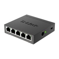 Miniatura 3 de 5-PORT 10/100/1000 GIGABIT METAL HOUSING DESKTOP SWIT CH