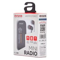 Miniatura 2 de RADIO FORMATO MINI AIWA R-22BK AM/FM HYPERBASS COLOR NEGRO