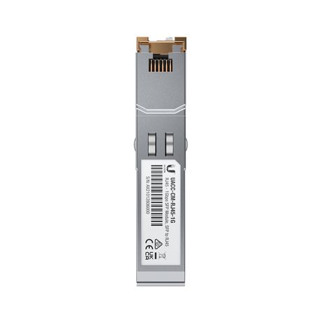 TRASNCEIVER UBIQUITI CM-RJ45-1G COBRE PUERTO GIGA - - Imagen 5 de 5 TRASNCEIVER UBIQUITI CM-RJ45-1G COBRE PUERTO GIGA - - Imagen 5 de 5