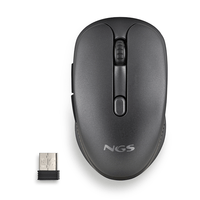 Miniatura 1 de NGS Raton Inalambrico Recargable Silencioso Negro