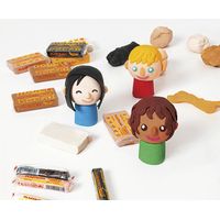 Miniatura 4 de BANDEJA PLASTILINA 6 PASTILLAS 50GR COLORES SURTIDOS GAMA MULTICULTURAL JOVI 70/6M