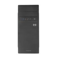 Miniatura 3 de TACENS  2INITIOX, Caja PC Semitorre ATX, Ventilador Lateral 12cm, Frontal Aluminio Pulido, Acero, Negro  Negro