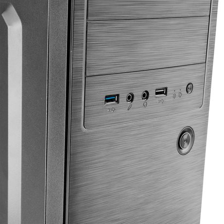 TACENS 2INITIOX, Caja PC Semitorre ATX, Ventilador Lateral 12cm, Frontal Aluminio Pulido, Acero, Negro Negro - Imagen 4 de 7 TACENS 2INITIOX, Caja PC Semitorre ATX, Ventilador Lateral 12cm, Frontal Aluminio Pulido, Acero, Negro Negro - Imagen 4 de 7