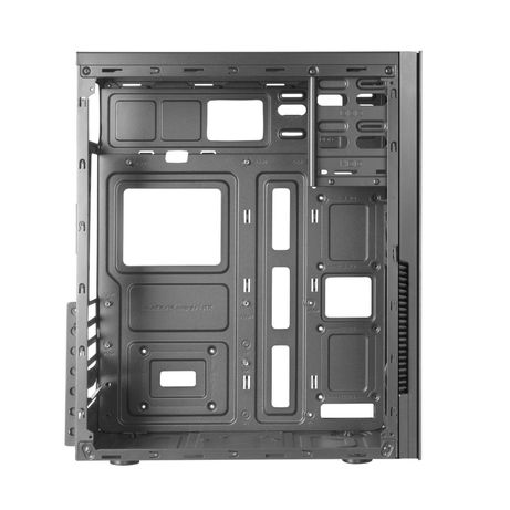 TACENS 2INITIOX, Caja PC Semitorre ATX, Ventilador Lateral 12cm, Frontal Aluminio Pulido, Acero, Negro Negro - Imagen 6 de 7 TACENS 2INITIOX, Caja PC Semitorre ATX, Ventilador Lateral 12cm, Frontal Aluminio Pulido, Acero, Negro Negro - Imagen 6 de 7