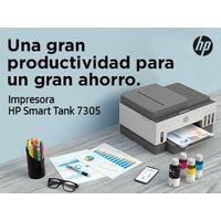 Miniatura 16 de HP Smart Tank Multifunción A4Wifi Thermal Inkjet Dúplex Impresora multifunción HP Smart Tank 7305, Impresión, escaneado, copia, AAD y Wi-Fi, AAD de 35