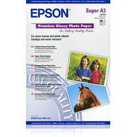 Miniatura 1 de PAPEL EPSON S031316 BRI PREMIUM A3+ 20FL