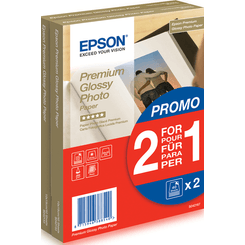 PAPEL EPSON GLOSSY 10X15 255 GR. 40H X 2