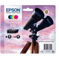 BINOCULARS MULTIPACK 4-COLOURS 502 INK BLACK 4.6ML - CMY 3.3 ML