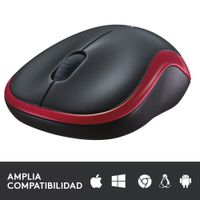 Miniatura 6 de RATON LOG OPT WLESS M185 RIB ROJO UE
