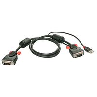 Miniatura 1 de KVM SYSTEM CABLE KVM SWITCH COMBO SERIES USB 1M