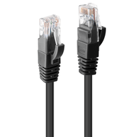 Miniatura 1 de LINDY 0.5M CAT.6 U/UTP CABLE, BLACK (48076)