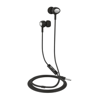 Miniatura 1 de CELLY AURICULARES UP500 JACK 3 5  STEREO CON MICROFONO NEGRO