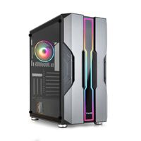 Miniatura 2 de TOOQ  Caja Semitorre Gaming TQGCC103-B “NIGHTCITY” Negra RGB Negro, Plata