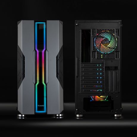 TOOQ Caja Semitorre Gaming TQGCC103-B “NIGHTCITY” Negra RGB Negro, Plata - Imagen 4 de 4 TOOQ Caja Semitorre Gaming TQGCC103-B “NIGHTCITY” Negra RGB Negro, Plata - Imagen 4 de 4