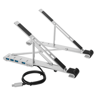 Miniatura 1 de BASE PORTATIL TARGUS CON HUB INTEGRADO 4x USB- A PLATA