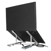 Miniatura 12 de BASE PORTATIL TARGUS CON HUB INTEGRADO 4x USB- A PLATA