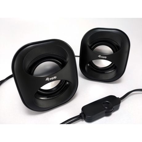 ALTAVOCES 2.0 EQUIP LIFE MINI 6W RMS COLOR NEGRO JACK 3.5" ALIMETANCION USB - Imagen 4 de 7 ALTAVOCES 2.0 EQUIP LIFE MINI 6W RMS COLOR NEGRO JACK 3.5" ALIMETANCION USB - Imagen 4 de 7