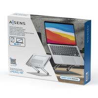 Miniatura 5 de AISENS Soporte de Sobremesa XL 10-17 Ajustable para Portatil / Tablet, Plata