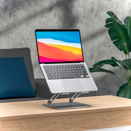 AISENS Soporte de Sobremesa XL 10-17 Ajustable para Portatil / Tablet, Plata - Imagen 6 de 7 AISENS Soporte de Sobremesa XL 10-17 Ajustable para Portatil / Tablet, Plata - Imagen 6 de 7