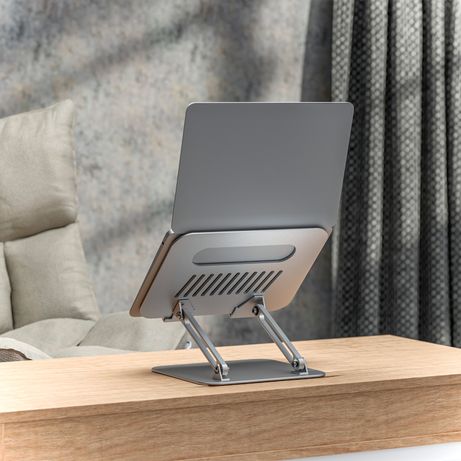 AISENS Soporte de Sobremesa XL 10-17 Ajustable para Portatil / Tablet, Plata - Imagen 7 de 7 AISENS Soporte de Sobremesa XL 10-17 Ajustable para Portatil / Tablet, Plata - Imagen 7 de 7