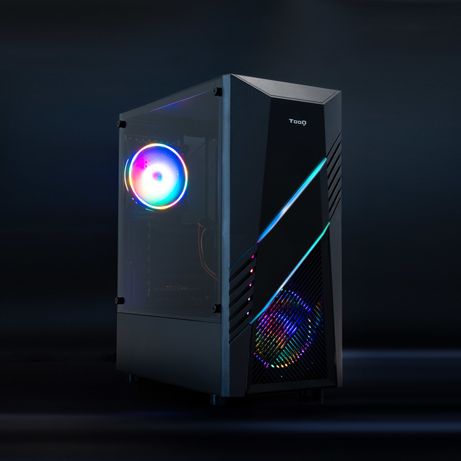 TOOQ Caja Semitorre Gaming TQGCC102-B “BIOHAZARD” Negra RGB Negro - Imagen 3 de 4 TOOQ Caja Semitorre Gaming TQGCC102-B “BIOHAZARD” Negra RGB Negro - Imagen 3 de 4