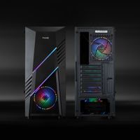 Miniatura 4 de TOOQ  Caja Semitorre Gaming TQGCC102-B “BIOHAZARD” Negra RGB Negro