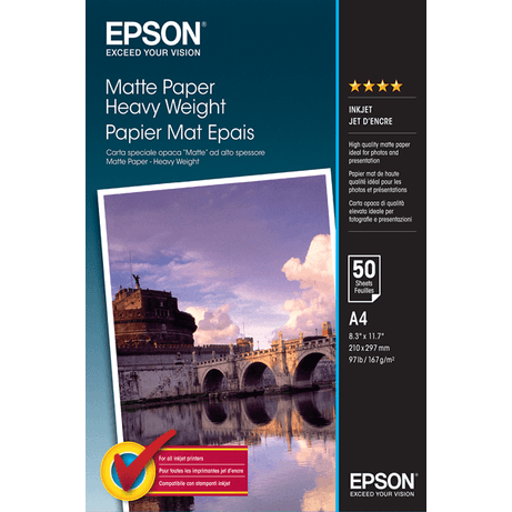 PAPEL A4 MATE ALTO GRAMAJE 50H - Imagen 1 de 2 PAPEL A4 MATE ALTO GRAMAJE 50H - Imagen 1 de 2