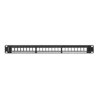 Miniatura 3 de PATCH PANEL LANBERG 24 PUERTOS 1U RACK 19 PARA MODULOS KEYSTONE NEGRO