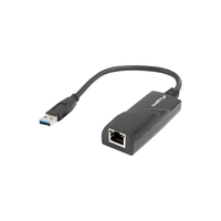 Miniatura 1 de ADAPTADOR RED LANBERG USB 3.0 A ETHERNET RJ45 GIGABIT