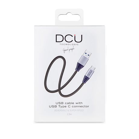 DCU Advance Tecnologic 30402020 cable USB 1 5 m USB 3 2 Gen 1 3 1 Gen 1 USB A USB C Negro Gris - Imagen 3 de 4 DCU Advance Tecnologic 30402020 cable USB 1 5 m USB 3 2 Gen 1 3 1 Gen 1 USB A USB C Negro Gris - Imagen 3 de 4