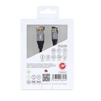 Miniatura 4 de DCU Advance Tecnologic 30402020 cable USB 1 5 m USB 3 2 Gen 1  3 1 Gen 1  USB A USB C Negro  Gris