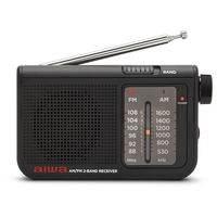 Miniatura 1 de RADIO FORMATO POCKET AIWA RS-55 BLACK SINTONIZADOR ANALOGICO ALTAVOZ INTEGRADO Y JACK 3.5mm