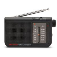 Miniatura 2 de RADIO FORMATO POCKET AIWA RS-55 BLACK SINTONIZADOR ANALOGICO ALTAVOZ INTEGRADO Y JACK 3.5mm