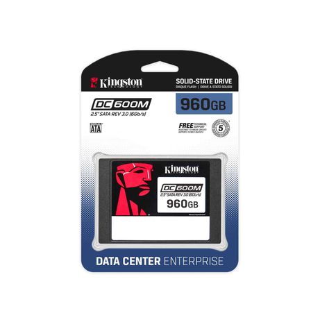 KINGSTON DC600M SSD 960GB 2.5" 560MB/s 6Gbit/s Serial ATA III - Imagen 4 de 4 KINGSTON DC600M SSD 960GB 2.5" 560MB/s 6Gbit/s Serial ATA III - Imagen 4 de 4