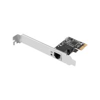 Miniatura 3 de TARJETA RED LANBERG ETHERNET RJ45 PCI-E 1 PUERTO GIGABIT LP