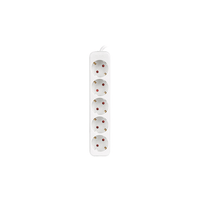 Miniatura 1 de REGLETA LANBERG 5 TOMAS SCHUKO BLANCA 3M