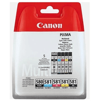 PACK CARTUCHOS CANON PGI-580/ CLI-581 C/M/Y/BK
