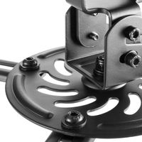 Miniatura 5 de AISENS Soporte Universal Giratorio, Inclinable de Techo para Proyector 13.5Kg, Negro