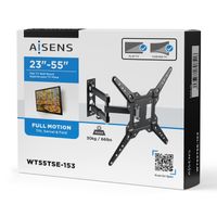 Miniatura 6 de AISENS WT55TSE-153 soporte para TV 139,7 cm (55") Negro