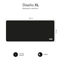 Miniatura 4 de PACK SUBBLIM HARMONY MOUSEPAD XL + WIRELESS MOUSE BLACK