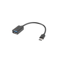 Miniatura 2 de ADAPTADOR LANBERG OTG USB-C(M) A USB-A 2.0 (H) 15 CM NEGRO