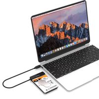 Miniatura 5 de AISENS Adaptador SATA a USB-C USB3.0/USB3.1 Gen1 para Discos Duros 2.5?, Negro