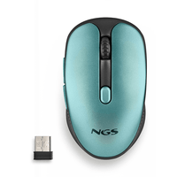 Miniatura 1 de RATON NGS EVO RUST OPTICO 1600DPI INALAMBRICO RECARGABLE AZUL TECLAS SILENCIOSAS