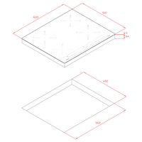 Miniatura 11 de VITROCERAMICA INDUCCION TEKA IBC 64010 MSS BK 4 ZONAS COCCION ANCHO 60 CM