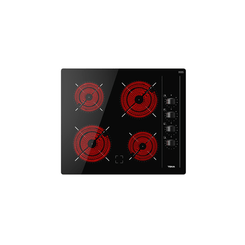 VITROCERAMICA INDEPENDIENTE RADIANTES TEKA TBC 64000 XFL BK 4 ZONAS COCCION ANCHO 60 CM